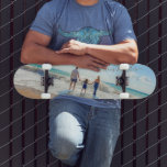 Custom Photo and Text Skateboard with Your Family<br><div class="desc">Custom Photo and Text - Unique Your Own Design -  Personalised Family / Friends or Personal Gift - Add Your Text and Photo - Resize and move elements with customisation tool !</div>