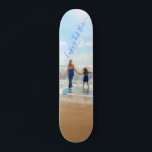 Custom Photo and Text Skateboard Your Own Design<br><div class="desc">Custom Photo and Text Skateboards - Unique Your Own Design - Personalized Family / Friends or Personal Skateboard Gift - Add Your Text and Photo - Resize and move elements with Customization tool ! Good Luck - Be Happy :)</div>