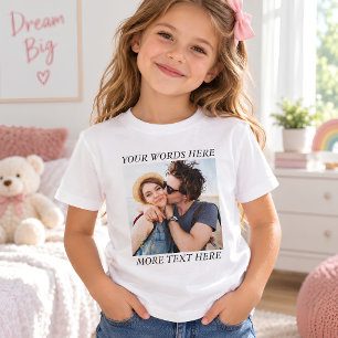 Custom Photo and Text T-Shirt