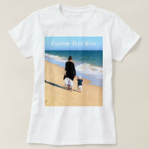 Custom Photo and Text T-Shirt Your Own Design