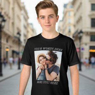 Custom Photo and Text Tri-Blend Shirt
