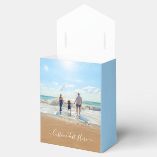 Custom Photo and Text - Unique Your Own Design - Favour Box