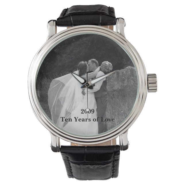 Custom photo and text watch (Front)