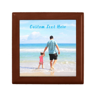 Custom Photo and Text - Your Own Design - Best DAD Gift Box