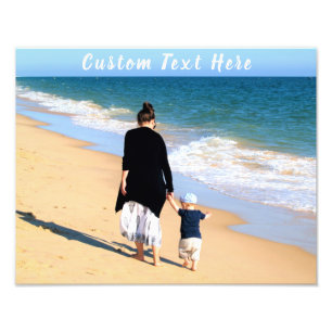 Custom Photo and Text - Your Own Design - For Mum