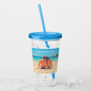 Custom Photo and Text - Your Own Design - Forever Acrylic Tumbler