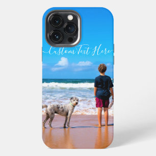 Custom Photo and Text - Your Own Design - Friend iPhone 13 Pro Max Case