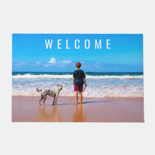 Custom Photo and Text - Your Own Design - My Pet Doormat