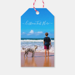 Custom Photo and Text - Your Own Design - My Pet   Gift Tags