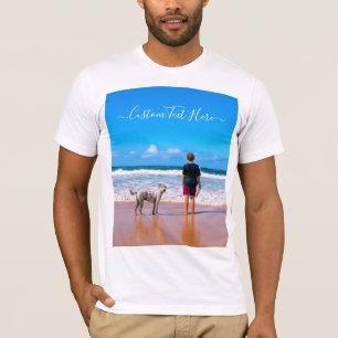 Custom Photo and Text - Your Own Design - My Pet T-Shirt