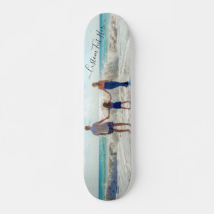 Custom Photo and Text Your Own Design Personalised Skateboard