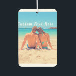 Custom Photo and Text Your Own Design - Romantic Car Air Freshener<br><div class="desc">Custom Photo and Text - Your Own Design - Special - Personalised Family / Friends or Personal Gift - Add Your Text and Photo - Resize and move or remove and add elements / image with customisation tool. You can transfer this design to more than 1000 Zazzle products. Enjoy -...</div>