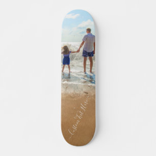 Custom Photo and Text - Your Own Design Skateboard