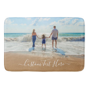 Custom Photo and Text - Your Own Design - Special Bath Mat