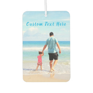 Custom Photo and Text Your Own Design - Special Car Air Freshener