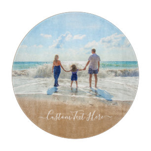 Custom Photo and Text - Your Own Design - Special  Cutting Board