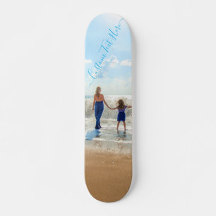 Custom Photo and Text - Your Own Design - Special  Skateboard