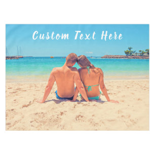 Custom Photo and Text - Your Own Design - Special  Tablecloth