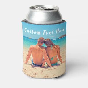 Custom Photo and Text - Your Own Design - Summer Can Cooler