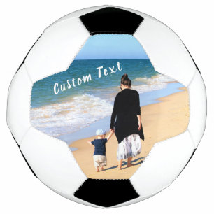 Custom Photo and Text - Your Own Design - With MOM Football