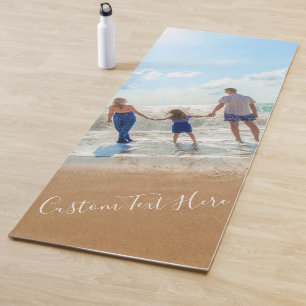 Custom Photo and Text Your Own Design Yoga Mat