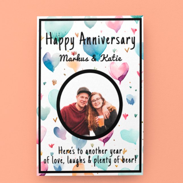 Custom Photo Anniversary  Card (Creator Uploaded)