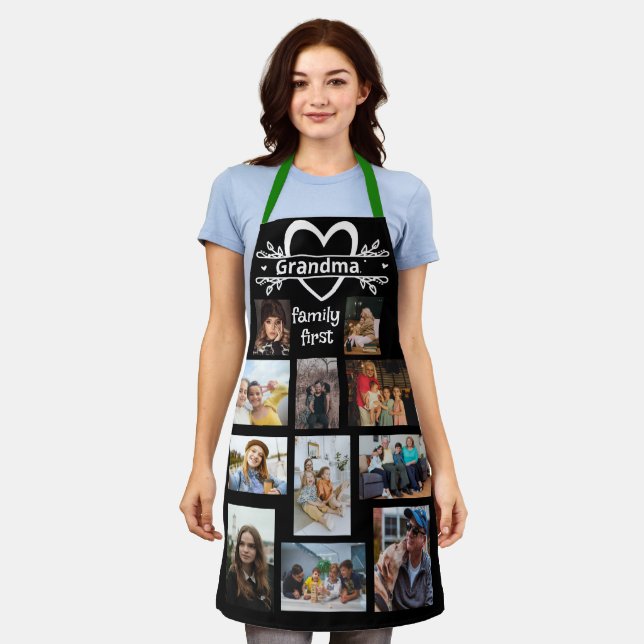 Custom Photo Apron - Personalised Family Kitchen (Worn)