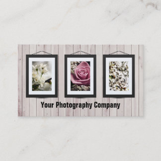 Custom Photo Art Gallery Business Cards