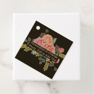 Custom Photo Artwork Name Message Favour Tags