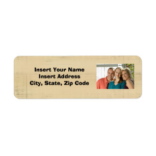 Custom Photo Avery Address Label