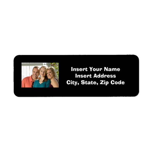 Custom Photo Avery Address Label (Front)
