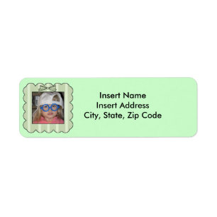 Custom Photo Avery Address Label