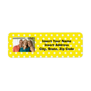 Custom Photo Avery Address Label
