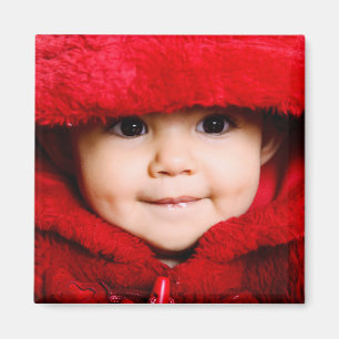 Custom Photo Baby Family Refrigerator Magnet