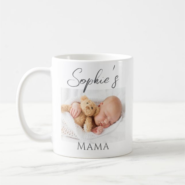 Custom Photo Baby Mama Mug (Left)