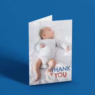 Custom Photo Baby Shower Thank You Card