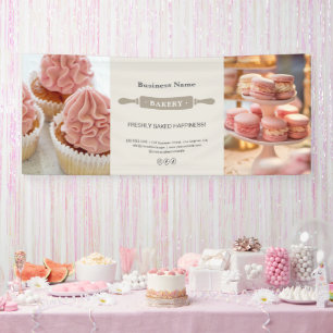 Custom Photo Bakery Rolling Pin Business Banner