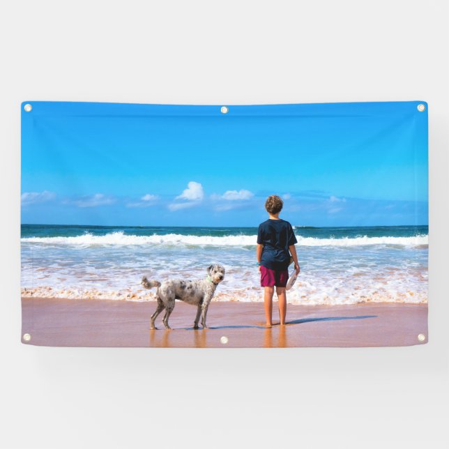 Custom Photo Banner Personalised Your Photos (Horizontal)