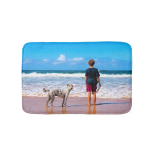 Custom Photo Bath Mat Gift Your Photos with Pets