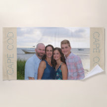 Custom photo beach towel - personalised gift