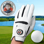 Custom Photo Best Dad By Par Modern Golfer Golf Glove<br><div class="desc">Best Dad By Par ... Two of your favourite things , golf and your kid ! Now you can take your kid with you as you play 18 holes . Surprise the Dad and Golf Lover with these super cute photo custom golf gloves with golf ball markers and matching golf...</div>