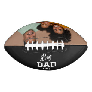 Custom Photo Best Dad Ever American Football