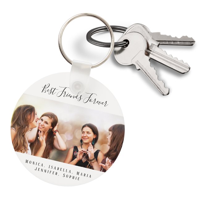 Custom photo best friends forever keepsake key ring (Creator Uploaded)