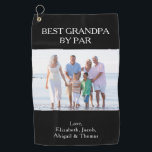 Custom Photo Best Grandpa By Par Golf Towel<br><div class="desc">Celebrate grandpa with this personalised photo golf towel.  This golf towel will make the perfect gift for Fathers Day,  Christmas or grandpa's birthday.  All text can be customised and add your own personal photo to create a truly unique gift for grandpa.</div>
