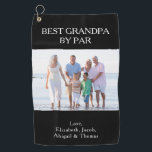 Custom Photo Best Grandpa By Par Golf Towel<br><div class="desc">Celebrate grandpa with this personalised photo golf towel.  This golf towel will make the perfect gift for Fathers Day,  Christmas or grandpa's birthday.  All text can be customised and add your own personal photo to create a truly unique gift for grandpa.</div>