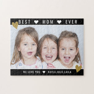 Custom Photo Best Mom Ever Mother's Day Jigsaw Puzzle