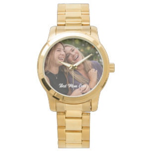 Custom photo Best mum ever Quote Mothers day Gift  Watch