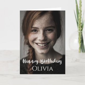 Custom Photo, Birthday Card
