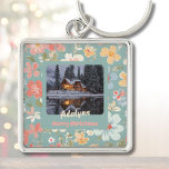 Custom Photo Birthday Christmas Gifts for Daughter Key Ring<br><div class="desc">Custom Photo Birthday Christmas Gifts for Daughter Keychain: Add your special moments and loving messages to create a cherished keepsake. Adorned with charming vintage flowers,  make her day extra meaningful with a personalised touch.</div>