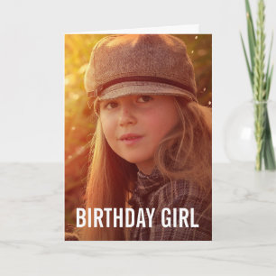 CUSTOM PHOTO BIRTHDAY GREETING CARD